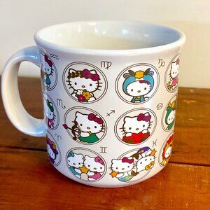 HELLO KITTY Zodiac Astrology Coffee Mug by Sanario, Large 20 oz - New